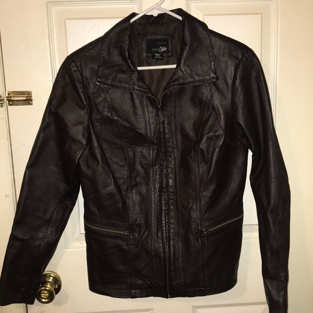 East 5th Chocolate Brown Leather Jacket